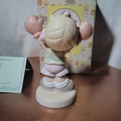 SIGNED Rare Precious Moments Life is Worth Fighting For Figurine Limited Edition - Thumbnail 6