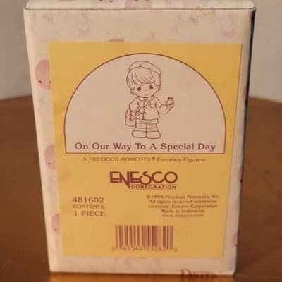 Precious Moments "On Our Way to a Special Day" Boy Figurine - Thumbnail 3