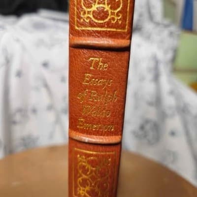 The Essays of Ralph Waldo Emerson Easton Press Leather Bound Collector's Edition - Thumbnail 2