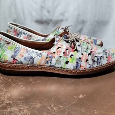 Volks Walkers 1210 Multi-color Women's Shoe (Size 11) - Thumbnail 4