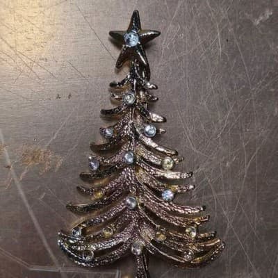 2 Christmas Tree Brooches - Thumbnail 3