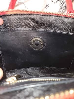 Red Love Maschino Purse w/ Strap - Thumbnail 4