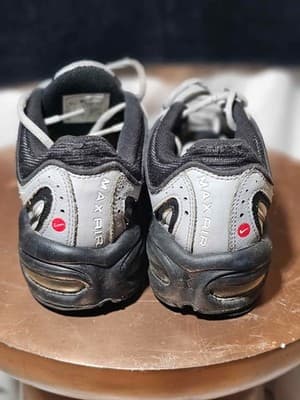 Men's Nike Air Max Tailwind IV Wolf Grey/Black/White Sneakers Size 8.5 - Thumbnail 4