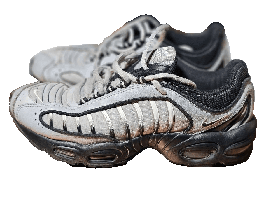 Men's Nike Air Max Tailwind IV Wolf Grey/Black/White Sneakers Size 8.5 - Image 1