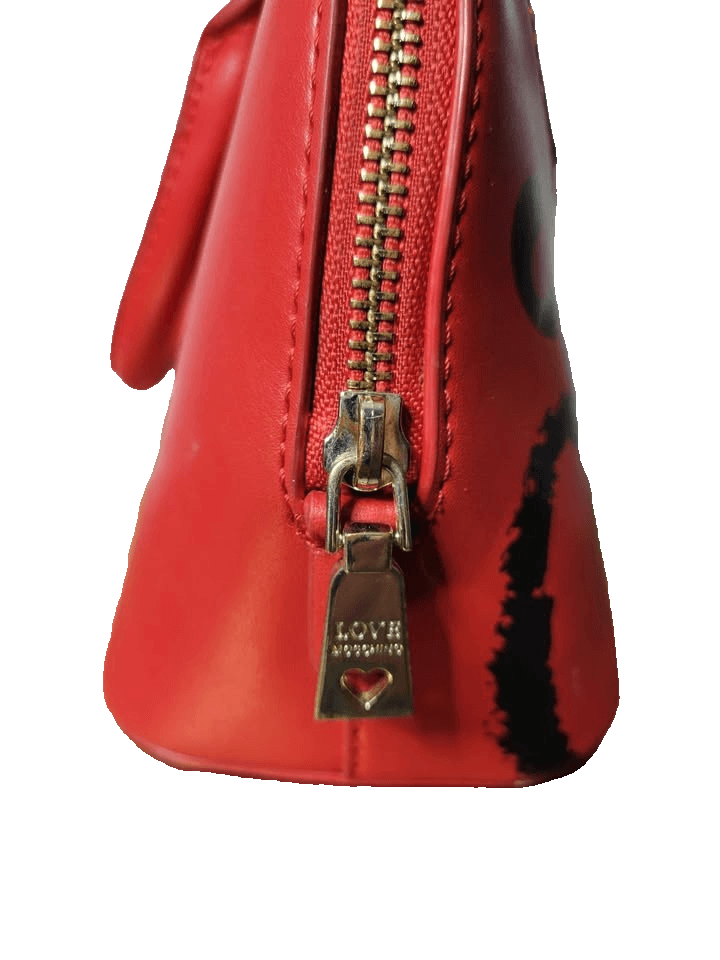 Red Love Maschino Purse w/ Strap - Thumbnail 3