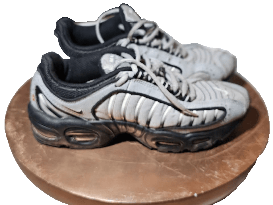 Men's Nike Air Max Tailwind IV Wolf Grey/Black/White Sneakers Size 8.5 - Thumbnail 3