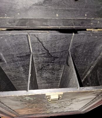 Wooden Wine Three Bottle Holder w/ Grape Designs - Thumbnail 8