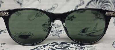 Ray-Ban RB2185 Wayfarer II Black Frame With G-15 Green Lenses - Thumbnail 4