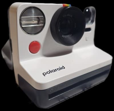 Vintage Polaroid SX-70 OneStep White with Rainbow Stripe Instant Camera - Thumbnail 2