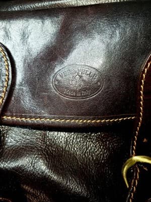 Vera Pelle Italian Brown Leather Backpack - Thumbnail 2
