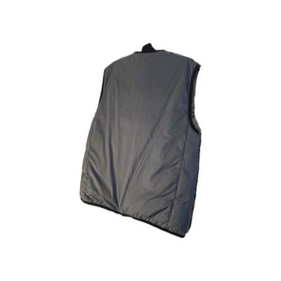 THEORY Greene Treck Down Puffer Vest - Grey/Black - Large - Thumbnail 6