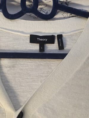 Theory Men's Laurus Linen Cardigan L - Thumbnail 3