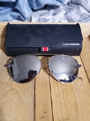 Carrera 188/G/S TNGt4 Silver Men's Sunglasses 59-15-145 w/ Case - Thumbnail 2