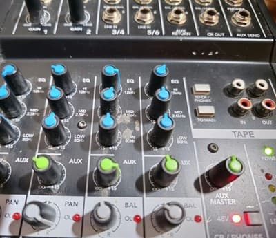 Mackie Mix8 8-Ch Compact Mixer, 3-Band EQ, Mic Preamps - Thumbnail 4