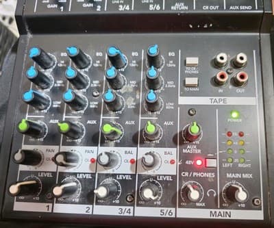 Mackie Mix8 8-Ch Compact Mixer, 3-Band EQ, Mic Preamps - Thumbnail 5