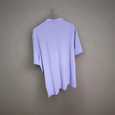 NEW+Tags Polo Ralph Lauren Men's Large Purple Soft Touch Short Sleeve Polo Shirt - Thumbnail 2