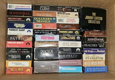 Lot Of 45 Various VHS Titles - Image 1