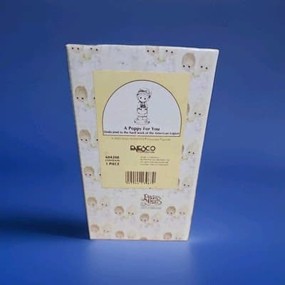 Precious Moments Figurine, "A Poppy For You", 1994, 5 1/2 Inches Tall