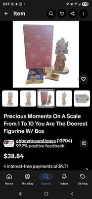 Lot Of 10 Precious Moments Retired, Special/Limited Edition & Collector's Club - Thumbnail 17