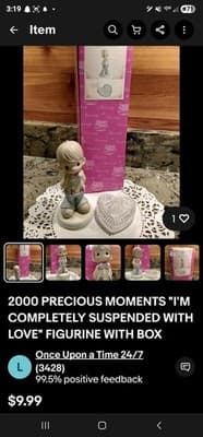 Lot Of 10 Precious Moments Retired, Special/Limited Edition & Collector's Club - Thumbnail 16