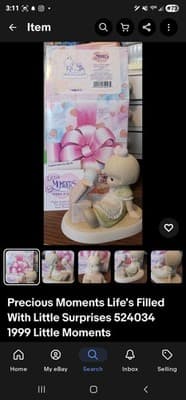 Lot Of 10 Precious Moments Retired, Special/Limited Edition & Collector's Club - Thumbnail 21