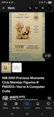 Lot Of 10 Precious Moments Retired, Special/Limited Edition & Collector's Club - Thumbnail 23