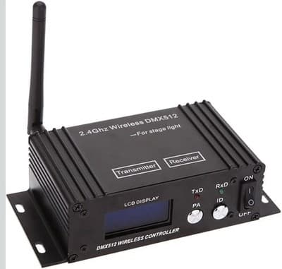 DMX512 Controller 2.4G Wireless Transmitter Receiver LCD Display (Stage Lights) - Image 1