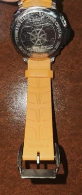 Tissot T-Race Touch Men's Watch Orange Band Silver/Black Face Needs Side Buttons - Thumbnail 9