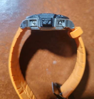 Tissot T-Race Touch Men's Watch Orange Band Silver/Black Face Needs Side Buttons - Thumbnail 7