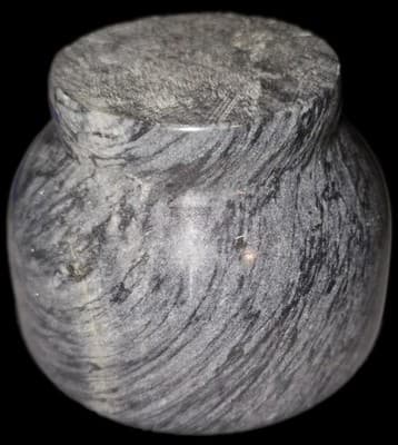 Marble Mortar and Pestle Set (5 Inch Diameter, 3.5 Inch Tall, Pestle 5 Inches) - Thumbnail 6