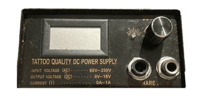 Tattoo Machine LCD Digital DC Power Supply 18V 1A Dual Liner Shader - Image 1