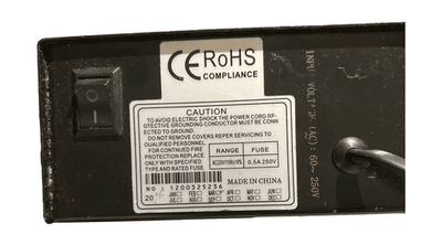 Tattoo Machine LCD Digital DC Power Supply 18V 1A Dual Liner Shader - Thumbnail 5