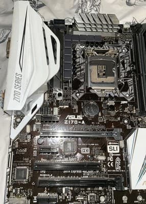 ASUS Desktop Motherboard Z170-A LGA1151 DDR4 ATX (Working) Ask About More Parts - Thumbnail 4