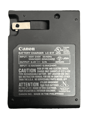 Canon LC-E17 Battery Charger for LP-E17 Rebel T6i T6s T7i SL3 R10 R50 - Thumbnail 2