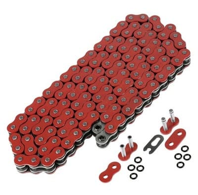 Red Drive Chain 520 X 120 Links ATV | Quad 520-Pitch 120-Links with O-Ring - Image 1
