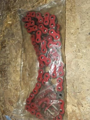 Red Drive Chain 520 X 120 Links ATV | Quad 520-Pitch 120-Links with O-Ring - Thumbnail 4