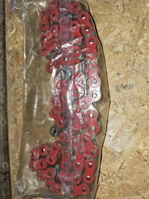 Red Drive Chain 520 X 120 Links ATV | Quad 520-Pitch 120-Links with O-Ring - Thumbnail 3
