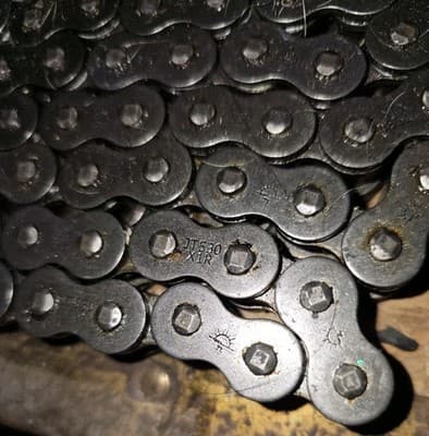 JT Drive Chains 530 x 120 Links X1R Series Xring Sealed Natural Drive Chain Used - Thumbnail 4