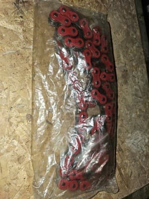 Red Drive Chain 520 X 120 Links ATV | Quad 520-Pitch 120-Links with O-Ring - Thumbnail 6