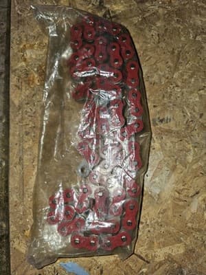 Red Drive Chain 520 X 120 Links ATV | Quad 520-Pitch 120-Links with O-Ring - Thumbnail 7
