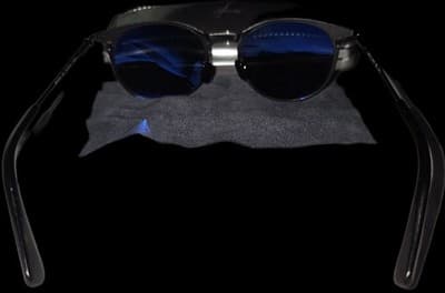 Brioni Sunglasses BR0012S 001 Black With Smoke Lenses Beta Titanium 51-19-145 - Thumbnail 7