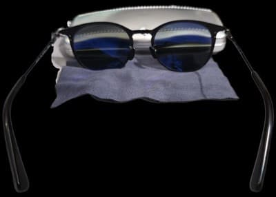 Brioni Sunglasses BR0012S 001 Black With Smoke Lenses Beta Titanium 51-19-145 - Thumbnail 9