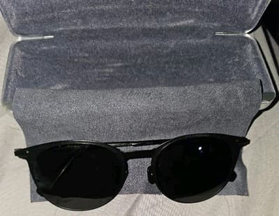 Brioni Sunglasses BR0012S 001 Black With Smoke Lenses Beta Titanium 51-19-145 - Thumbnail 8