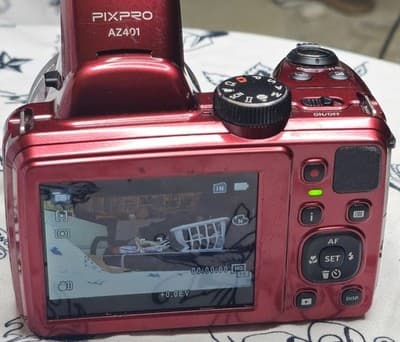 Kodak Pixpro Digital Camera 16MP 40X Optical Zoom Red 3in LCD Viewfinder AZ401 - Thumbnail 7