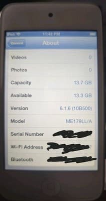 Working Apple iPod Touch 16GB 4th Gen Model A1367 (Fully Functioning, No Issues) - Thumbnail 4