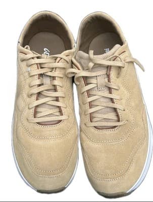OluKai Koheo Men's Golden Sand Suede Lace Up Casual Shoes (Size 10 Or 10.5) - Image 1