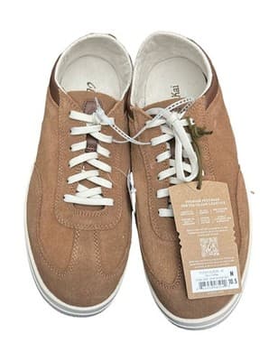 OluKai Punini Men's Suede Sneakers Tan Toffee Casual Lace Up (Size 10.5)