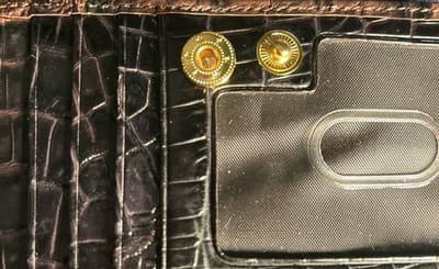 Brahmin Pecan Melbourne Embossed Leather Bifold Wallet, 13 Pockets (Seriously) - Thumbnail 4