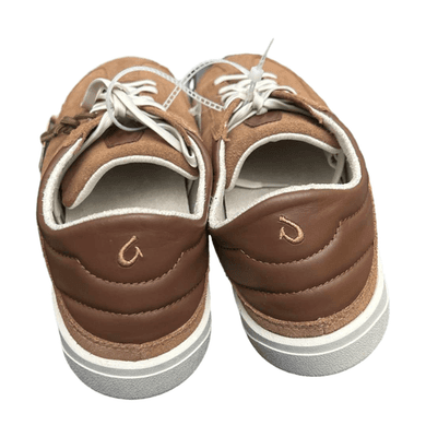 OluKai Punini Men's Suede Sneakers Tan Toffee Casual Lace Up (Size 10.5) - Thumbnail 3