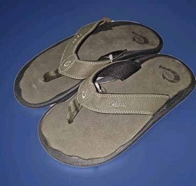 Olukai Ohana Size 10 Men's Sandals Kona/Kona Colorway Flip Flops New With Tags